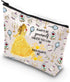 Beauty Movie Makeup Bag, Fans Gift for Princess Birthday, Fairy Tales Cosmetic Bag (ALWAYS BE Bellee)