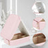 Portable Travel Makeup Mirror with LED Light, Compact Makeup Bag with Dividers, Adjustable Brightness Mirror