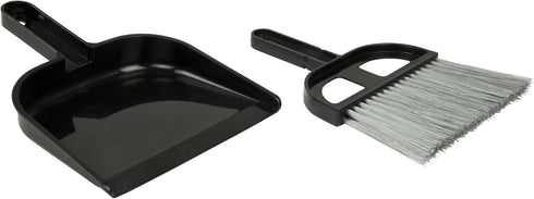 Detailer's Choice Broom and Dust Pan, Black, 4B3208