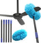 7 Ft Ceiling Fan Cleaner Duster, Washable with Long Pole, Reusable Duster for High Ceilings, Fans, Furniture