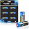 A23 12 Volt Battery 6 Pack, Long Lasting Alkaline 23A 12V Battery for High-Powered Devices
