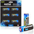 A23 12 Volt Battery 6 Pack, Long Lasting Alkaline 23A 12V Battery for High-Powered Devices
