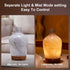 inrorans 160ml 7 Classical Vase Art Glass Aromatherapy Diffuser ultrasonic Cool Mist Scent Aroma Essential Oil Diffu er