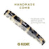 Kent F3T Fine Tooth Comb for Hair Care, Dandruff Comb for Men and Women, Parting Comb with Fine Teeth