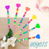 Hoyols Quick Hair Beader for Loading Beads, Braid Stringer Hair Beading Tools Kit, Ponytail Maker Styling Magic for