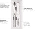 Boka Sonic Electric Toothbrush for Adults - 24000 VPM w/Standard & Sensitive Modes - Waterproof & Up to 120 Battery Life w/Travel Cover & Wall/Mirror Mount - Automatic Smart Timer, Non-Slip Handle