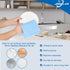 Jebblas 60 Sheets/Pack Reusable Cleaning Towels, Handy Dish Cloths, Absorbent, Quick-Dry, Blue