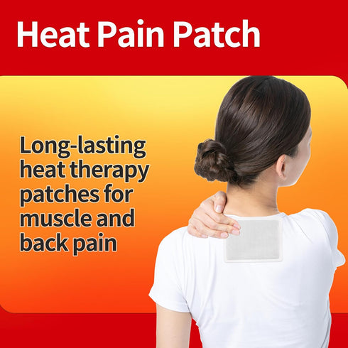 KONGDY 20 Count Heat Therapy Patches for Neck, Knee & Back Pain Relief, Portable Air Activated Patch