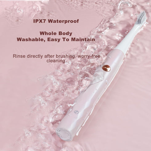 Miriam Song T501 3 Electric Toothbrush for Adults, Rechargeable Ultra Fine Soft Bristled Toothbrush, with Cleaning