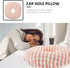 PRETYZOOM Ear Hole Pillow for Side Sleeping Portable Nursing Ear Pillow Comfortable Support for Elderly and Patients