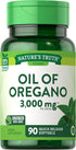 Oregano Oil Softgels, 3000mg, 90 Pills, Contains Carvacrol, Non-GMO, Gluten Free by Nature's Truth