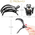 RC ROCHE ORNAMENT 6 Pcs Women's Premium Plastic Curve Claw Jaw Clips - Anti Slip Hair Barrettes