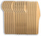 KongKwan Wooden Cutlery Set - 6 Pairs (18 Pcs) of Sturdy Natural Wood Disposable Cutlery for Camping, Travel