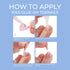 KISS Salon Acrylic Press On Toenails, 'Walk Away', White, Short Size, Squoval Shape, Includes 28 Nails, 2g Glue, 1