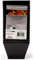 Lillian Tablesettings Black Rectangles Servingware - 8 oz Plastic Party Bowls, Pack of 20