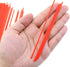 LUORNG 100 4.72 Inches Pieces Spray Can Straws Plastic Replacement Spray Can Extension Tubes for Narrow Space Paint