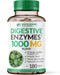 Wholesome Wellness Digestive Enzymes 1000MG Plus Prebiotics & Probiotics Supplement, 180 Capsules