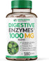 Wholesome Wellness Digestive Enzymes 1000MG Plus Prebiotics & Probiotics Supplement, 180 Capsules