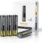 imuto Rechargeable AA Lithium Battery, 4 Pack 3000mWh High Capacity 1.5V Double A