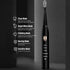Nachukan 4 Rechargeable Electric Toothbrush with Soft Bristle Brush Heads for Adults, Whitening Power Sonic Toothbrush