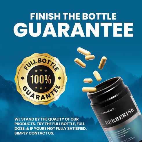 Berberine Supplement - Doctor Formulated 1000mg Berberine HCL Complex per Serving with Ceylon Cinnamon, Chromium