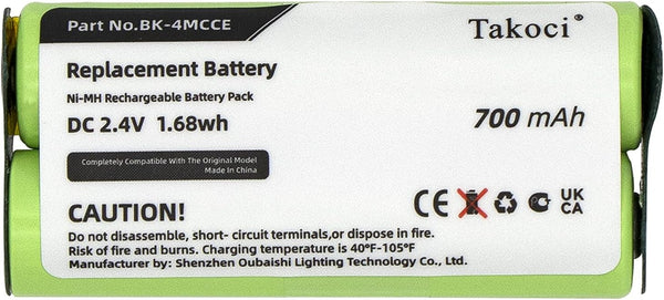 700mah Replacement Battery for Waterpik 900 Sonic Toothbrush - Compatible with Sensonic Plus SR-3000
