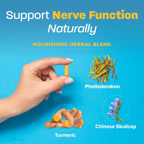 Redd Remedies Nerve Shield, Supports Healthy Nerve Structure and Circulation, 60 Vegan Capsules