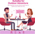 Pink Fun App Controlled Wearable Vibrator for Couples, Bluetooth Remote Control Butterfly Vibrator with G-Spot