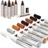 Wood Furniture Repair Kit - 42 Pcs Hardwood Laminate Vinyl Floor Repair Kit with Markers, Fillers, and Wax Sticks for
