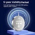 5 Pack CR1616 Battery DL1616 ECR1616 3V Lithium Coin Cell for Car Remote Key Fob, Watch, Scale