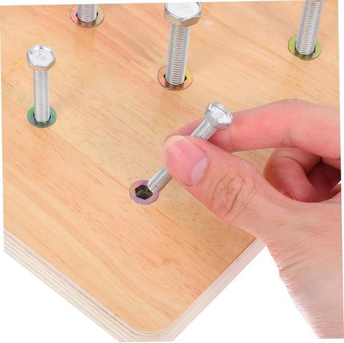 Yardwe Wooden Hand Therapy Board - Finger Strengthening Tool