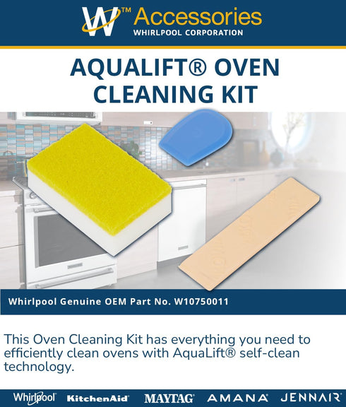 Whirlpool W10750011 AquaLift Oven Cleaning Kit Sponge