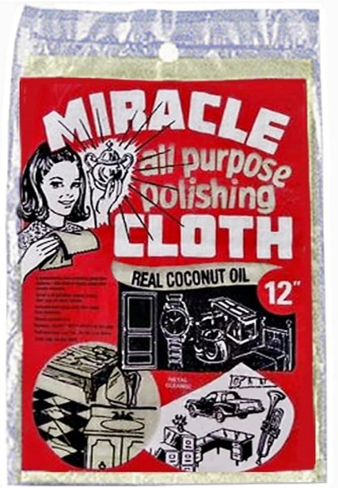 Miracle All Purpose Polishing Cloth - 9 x 12 (Pack of 3)