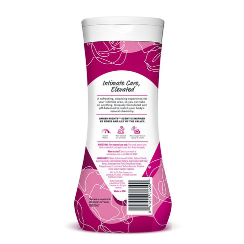 Summer's 15 oz (Pack 2) Eve Amber Nights with Oat and Shea Extracts, Daily Refreshing All Over Feminine Body Wash
