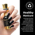 VENALISA Gel Nail Polish, 12ml Black Color Soak Off UV LED Nail Gel for Nail Art Starter Manicure Salon DIY