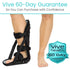 Plantar Fasciitis Night Splint by Vive, Best Medical Brace for Foot Pain, X-Large