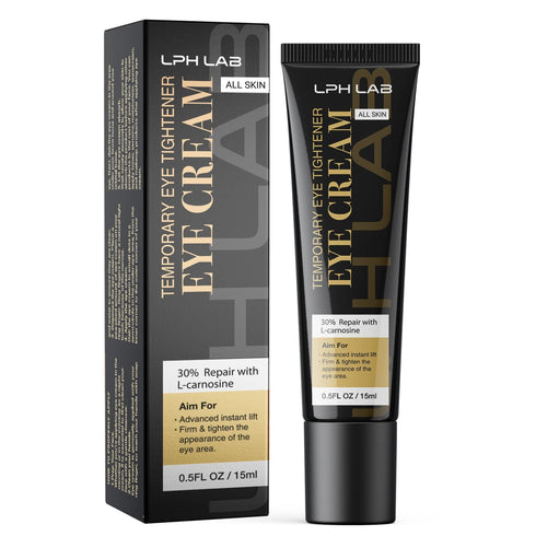 Temporary Eye Tightener Eye Cream - Instant Reduces Under-Eye Bags, Dark Circles & Puffiness, Anti-Aging, 0.5 oz