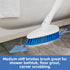 Qaestfy Shower Bathtub Tub and Tile Scrubber Brush with 51'' Adjustable Long Handle for Cleaning