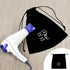 Luxshiny Drawstring Purse Organizer Bags, Hair Dryer Bag, Portable Travel Jewelry and Toiletry Bag