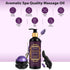 Aromatherapy Lavender Massage Oil with Roller Ball & Thumb Saver Massager, Calming Spa Massage Oil, 10 Fl Oz