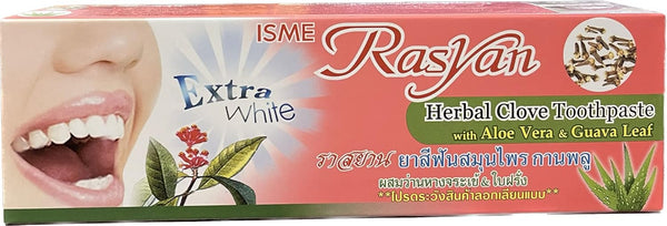 Rasyan Isme Herbal Clove Toothpaste with Aloe Vera & Guava Leaf, 100 g,