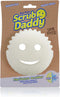 Scrub Daddy - Dye Free FlexTexture Sponge, Deep Cleaning, Dishwasher Safe, Multiuse, Scratch Free, 1 Pack