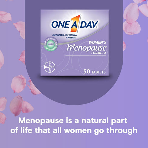 One A Day Women's Menopause Multivitamin with Vitamin A, C, D, E, and Zinc for Immune Health Support