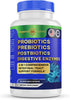 Probiotics Prebiotics Postbiotics Digestive Enzymes, 4 in 1 Formula, 60 Count