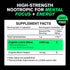 Organic Lions Mane Supplement Capsules 2400 mg - Powerful Nootropic - Helps Maintain Memory, Energy, and Mental Clarity - Vegan Brain Booster Focus Pills - Real Lion's Mane Supplement - Melena de Leon