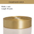 YASEO 1 Inch Champaign Gold Solid Satin Ribbon, 50 Yards Craft Fabric Ribbon for Gift Wrapping Floral Bouquets Wedding Party Decoration by YASEO