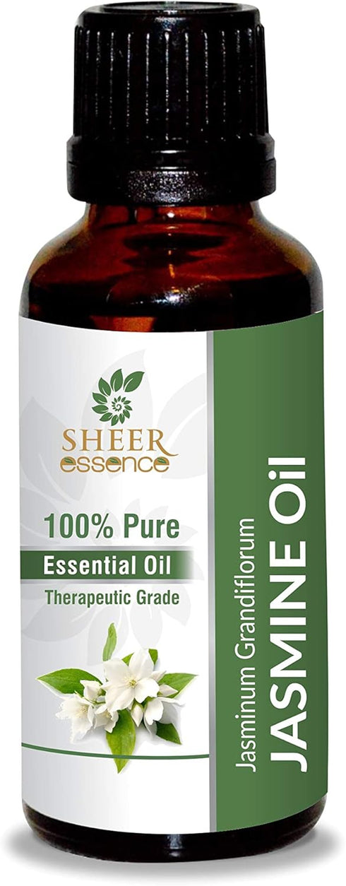 Jasmine Oil - 15 ML (0.51 Fl.OZ), 100% Pure Natural Undiluted Therapeutic Grade