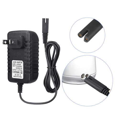 Charger Replacement for Waterpik Water Flosser WP360W WP462 WP450, 5ft, Black Power Supply