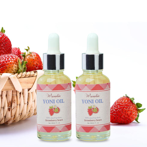Wovarkie 2 Packs Yoni Oil for Women, Natural Feminine Oil, Ph Balanced for