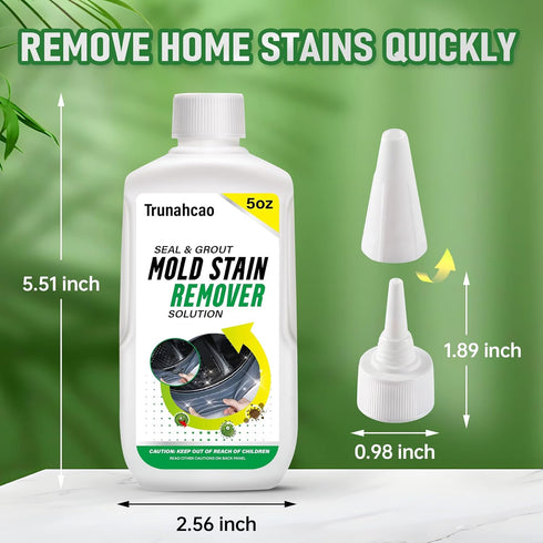 Trunahcao Stain Remover Gel Cleaner, Home Stain Remover Cleaner for Front Loader Washing Machine Black Stain Removal